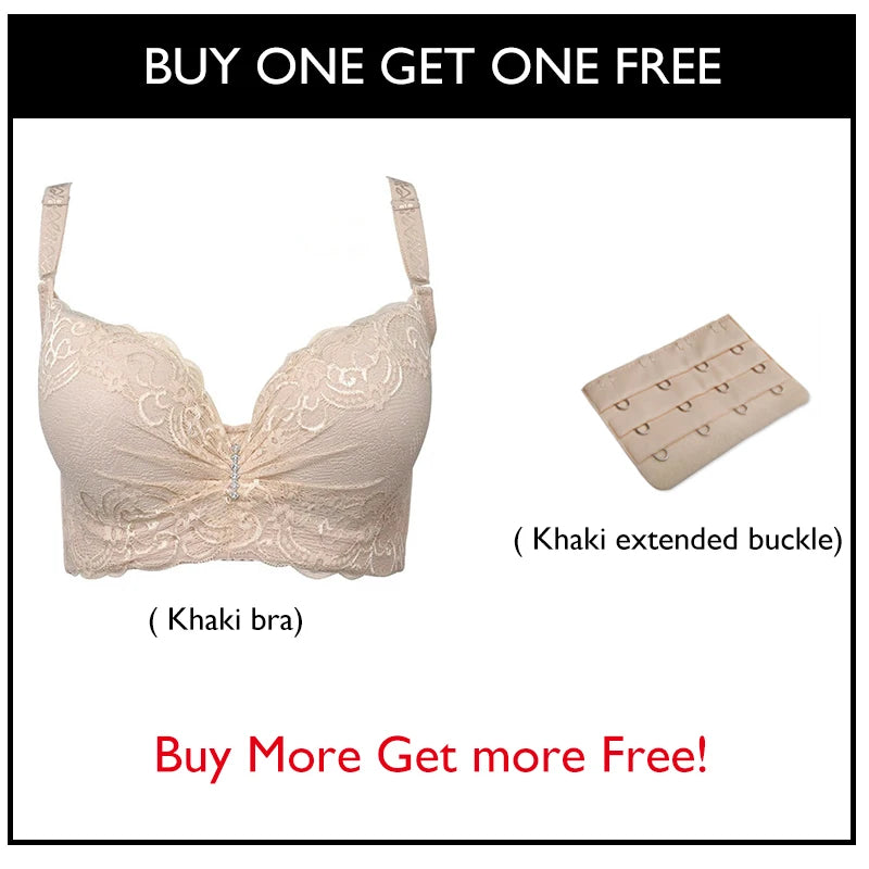 Bras for Women's Bra Plus Big Large Size Super Push Up Bralette Lace Intimates Sexy Lingerie Undrwear Underwire E Hot