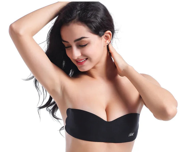 Sexy Bra Lingerie Femmel Silicon Bra Push Up Invisible Bras For Women Self Adhesive Nipple Covers Bralettes Pads