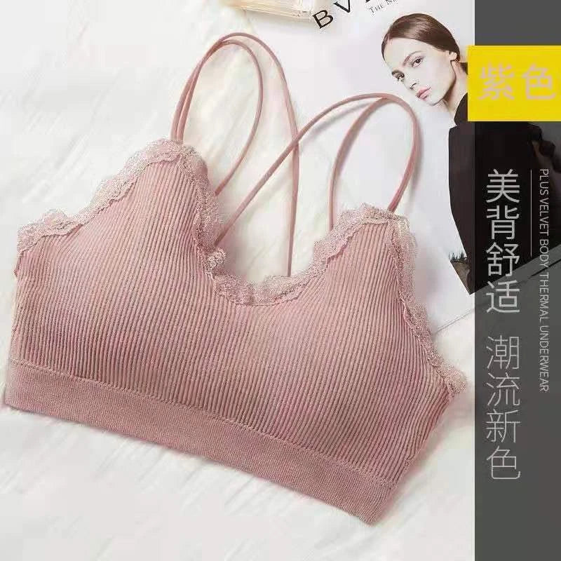 2019 fashion Sexy bras with no underwire Sexy bra padded women intimates underwear backless Deep V black fashion bar