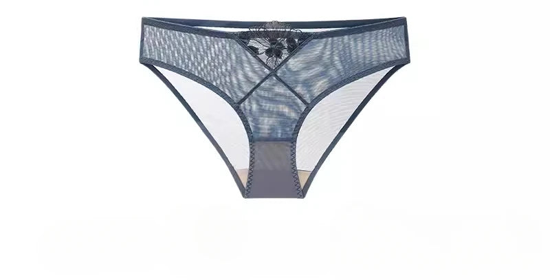 Rabbit Ears Big Chest Small Thin Bra French Underwear Soft Underwire Sexy European and American Embroidery Bra Set for Women