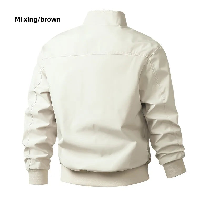 Winter Men Bomber Jackes Coat Mens Autumn Warm Windbreaker Jackets Man Outdoor Fashion Casual Coat Stand Slim Jacket Male