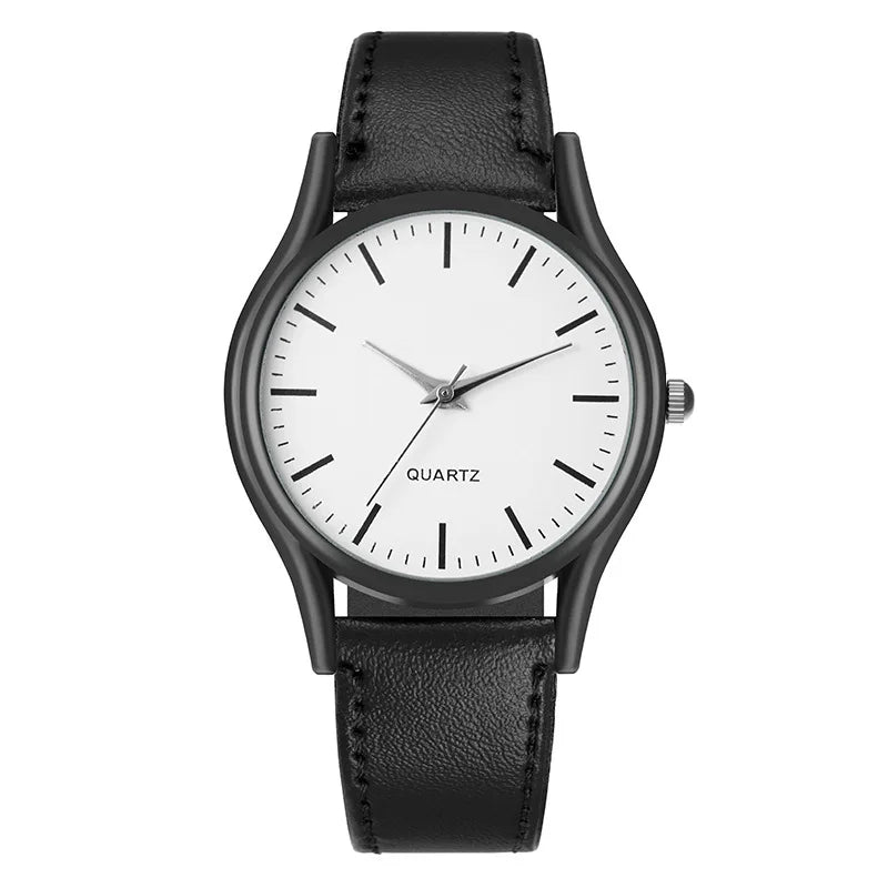 Watches for Men Reloj Hombre Fashion Watch for Lovers Leather Watches Quartz Wristwatch Clock Gift Relogios Masculino
