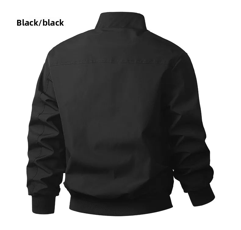 Winter Men Bomber Jackes Coat Mens Autumn Warm Windbreaker Jackets Man Outdoor Fashion Casual Coat Stand Slim Jacket Male