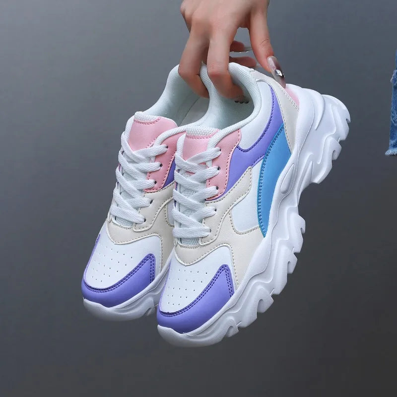 Women's Sneakers Flats Casual Shoes Woman Comfortable Anti Slip Female Sneakers Vulcanize Platform Outdoor Sports Shoe for Women