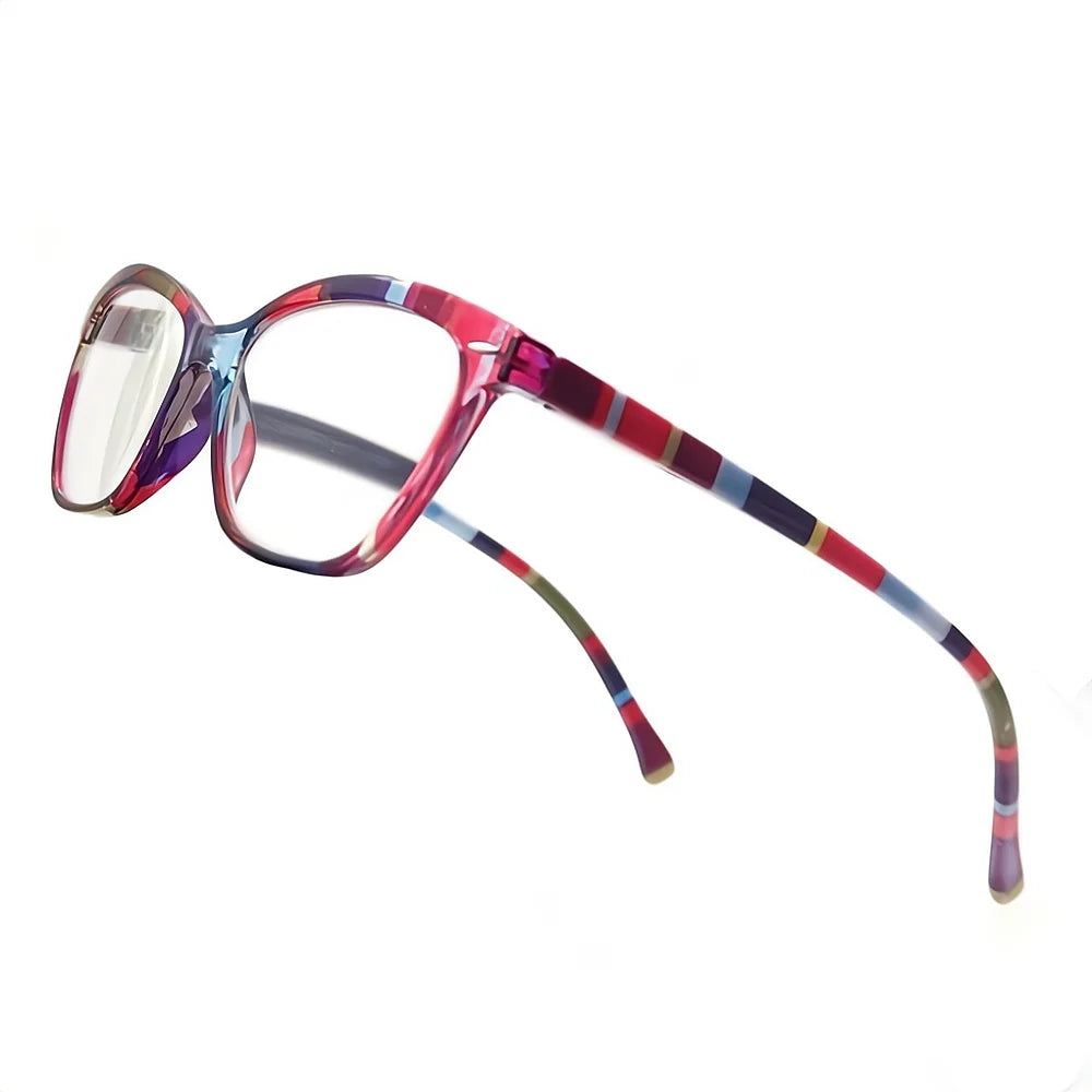 Blue Light Blocking Glasses Lady Computers Flat Lenses Eyeglass reading fatigue relieving reading glasses for wome