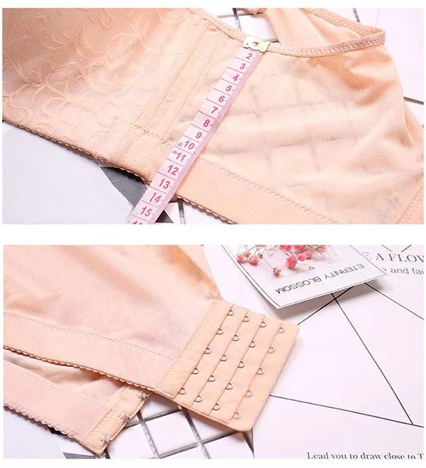 Sexy Bras for Women Push Up Bra Underwire Full Cup Lace Underwear Plus Size Brassiere vest Solid C DE Cup Cotton Lingerie C3314