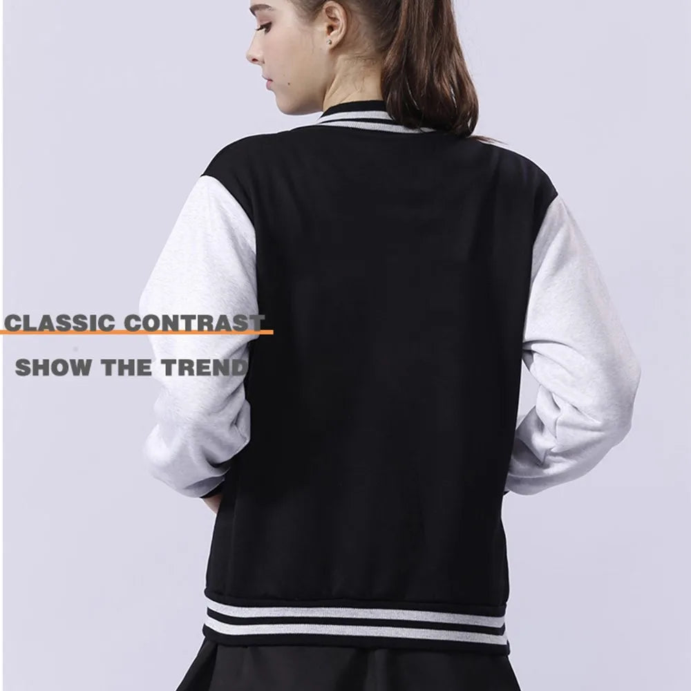 Plus New York Letter Prints Coats Womens Winter Comfortable Baseball Jersey Fleece Warm Soft Jackets Casual Pocket Woman Clothes