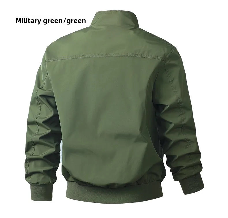 Winter Men Bomber Jackes Coat Mens Autumn Warm Windbreaker Jackets Man Outdoor Fashion Casual Coat Stand Slim Jacket Male