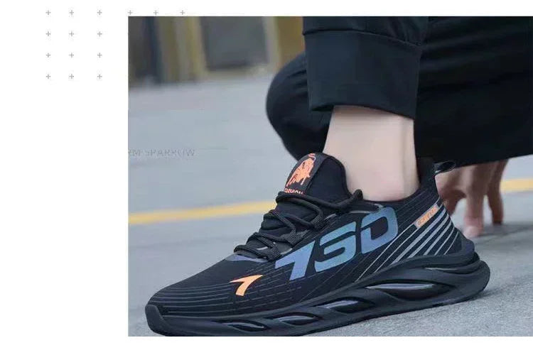 Men's shoes new summer breathable network surface tide brand sports leisure running light network red boom fashion shoes