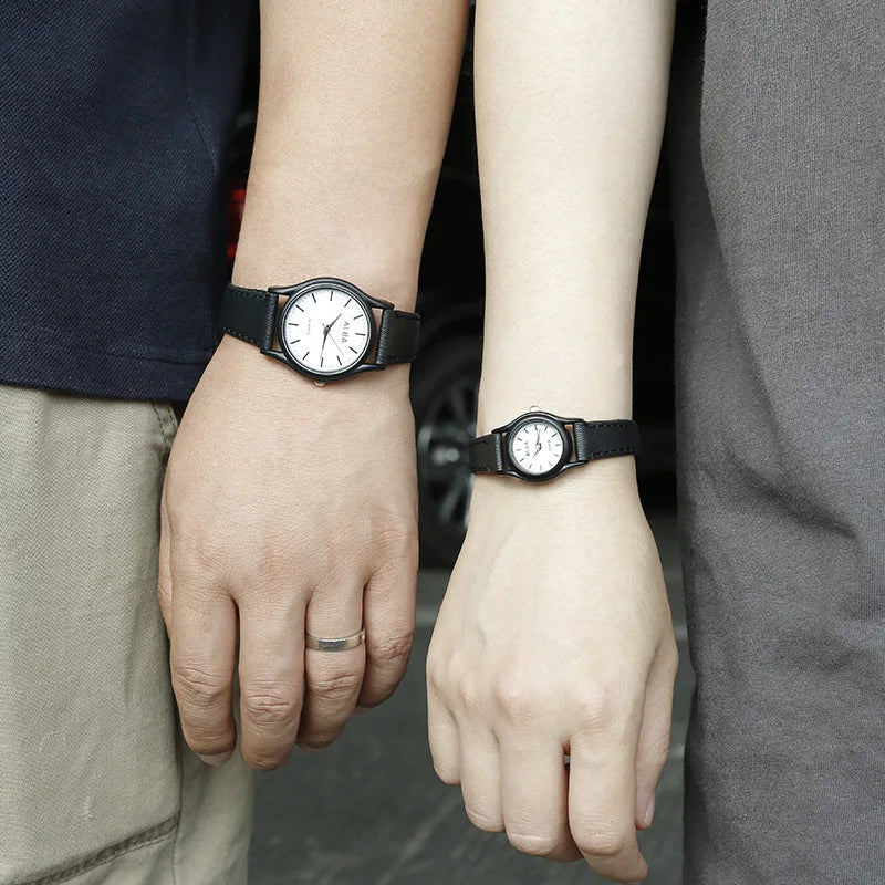 Watches for Men Reloj Hombre Fashion Watch for Lovers Leather Watches Quartz Wristwatch Clock Gift Relogios Masculino