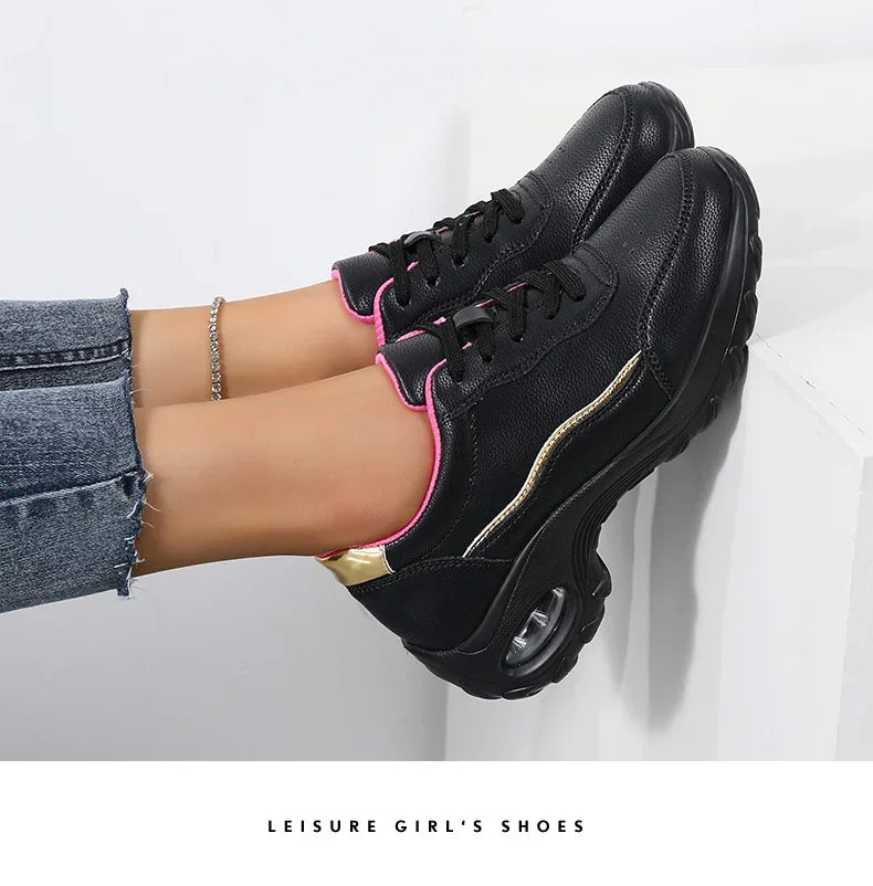 Shoes for Women 2025 Platform Casual Sneakers Designer Brand Luxury Women Walking Shoes Wedges Chunky Hiking Woman Sports Shoes