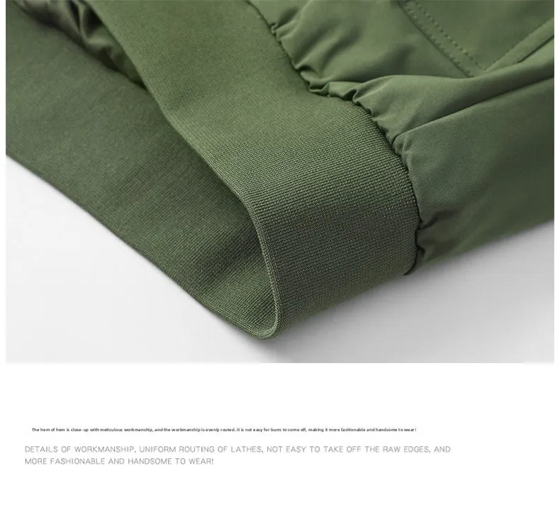 Winter Men Bomber Jackes Coat Mens Autumn Warm Windbreaker Jackets Man Outdoor Fashion Casual Coat Stand Slim Jacket Male