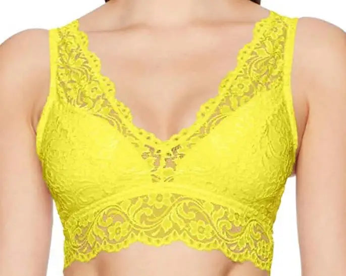 Sexy Lace Bra Vest no Wire Bustier Sheer Top Seamless Bralette Transparent Cup Wireless Bras Brassiere Lingerie Underwear