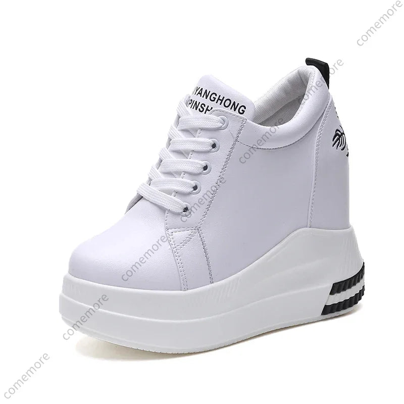 Women's Wedge Sneakers Summer Fashion Breathable High Heels Ladies Casual Shoes Vulcanize Women Platform Shoe Female Spring 2022
