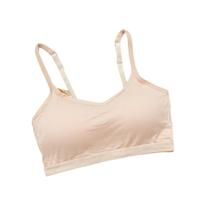 Sports Sexy Bra for Women Girl's Tank Crop Top Seamless Underwear Padded and Non Steel Ring Comfortable Nylon Running Yoga Bra