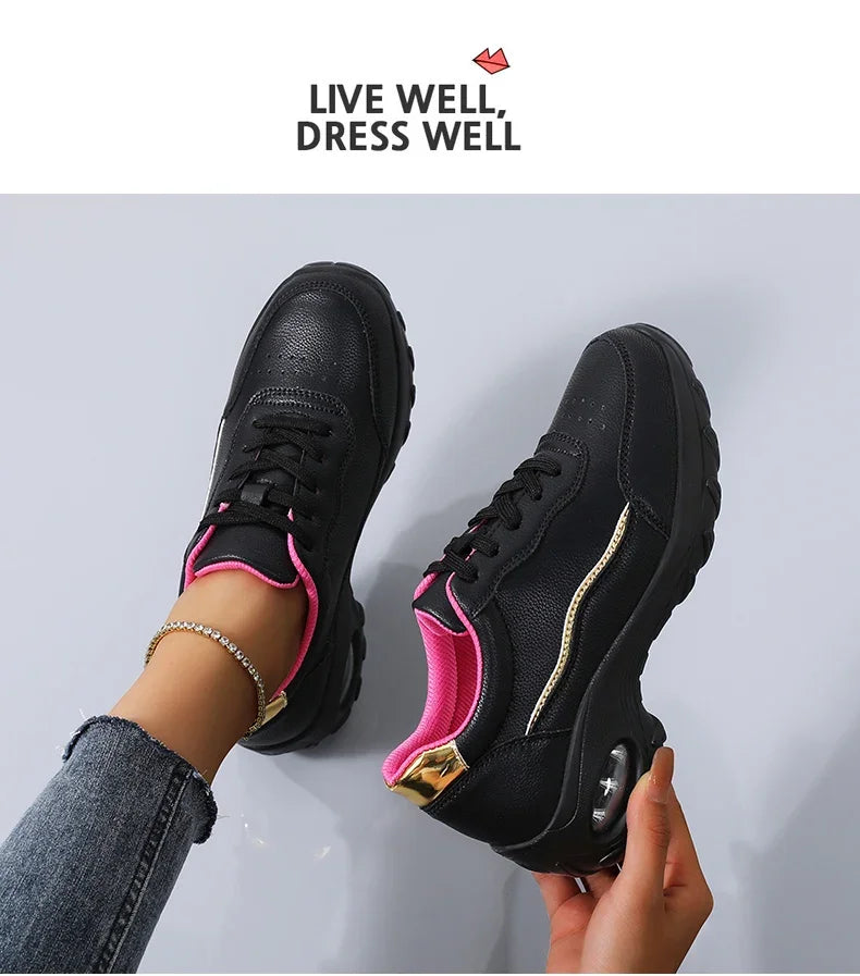 Shoes for Women 2025 Platform Casual Sneakers Designer Brand Luxury Women Walking Shoes Wedges Chunky Hiking Woman Sports Shoes
