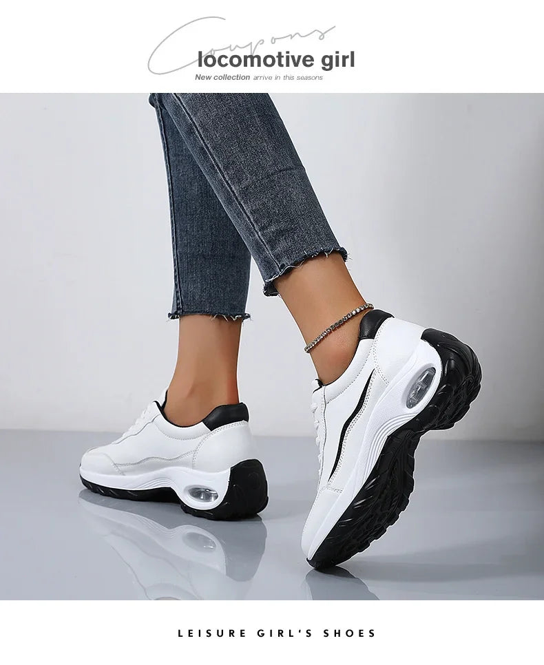 Shoes for Women 2025 Platform Casual Sneakers Designer Brand Luxury Women Walking Shoes Wedges Chunky Hiking Woman Sports Shoes