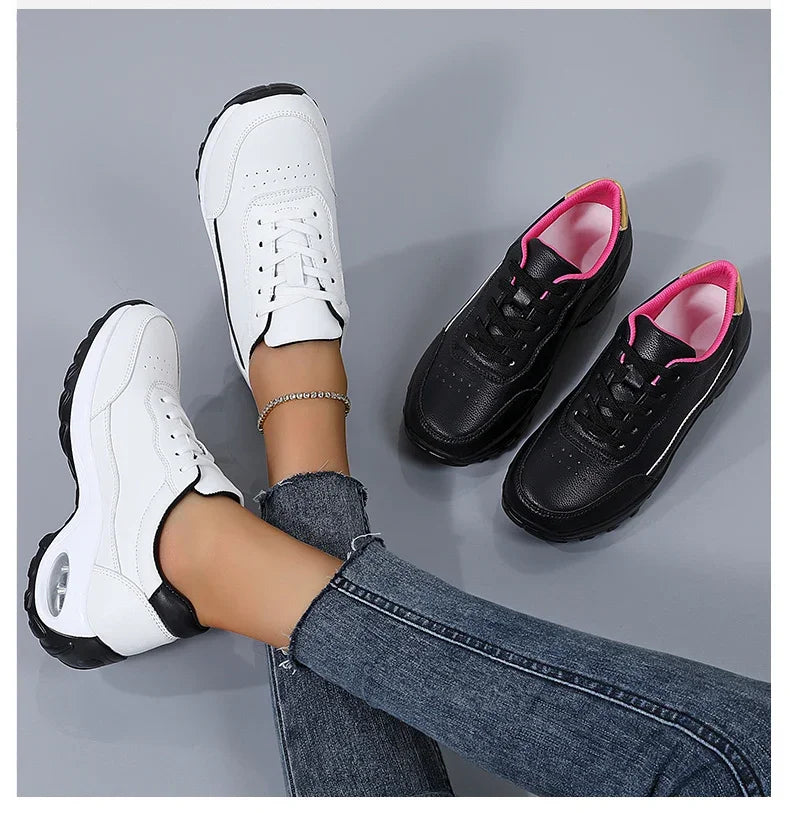 Shoes for Women 2025 Platform Casual Sneakers Designer Brand Luxury Women Walking Shoes Wedges Chunky Hiking Woman Sports Shoes
