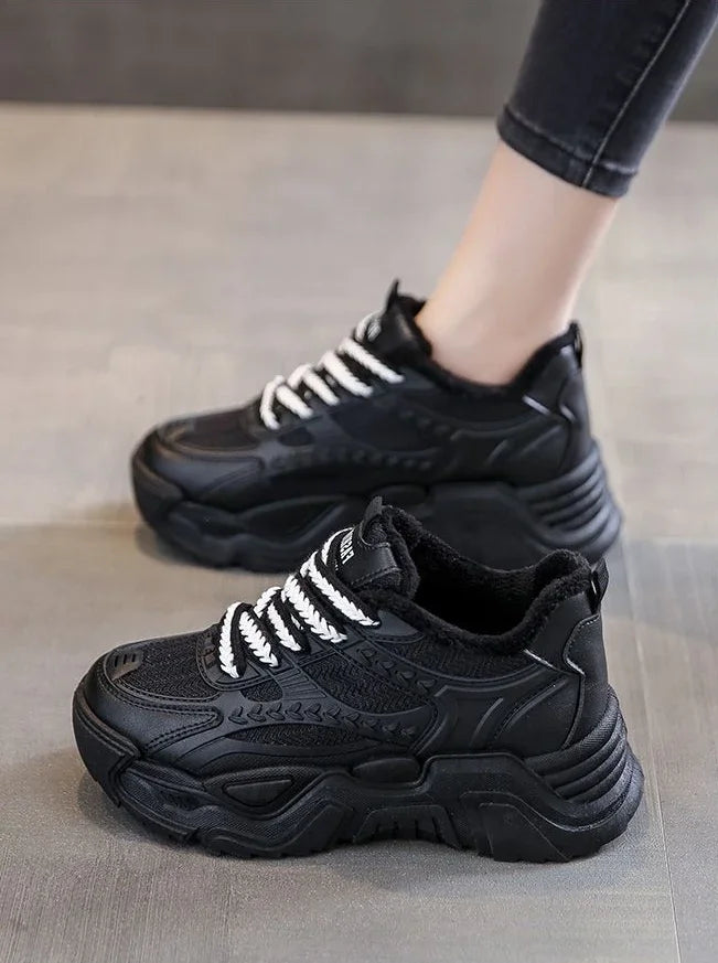 Sports Shoes for Women Athletic Round Toe High on Platform Woman Footwear Sneakers Sale Designer Luxury Offers Vulcanized Shoe H