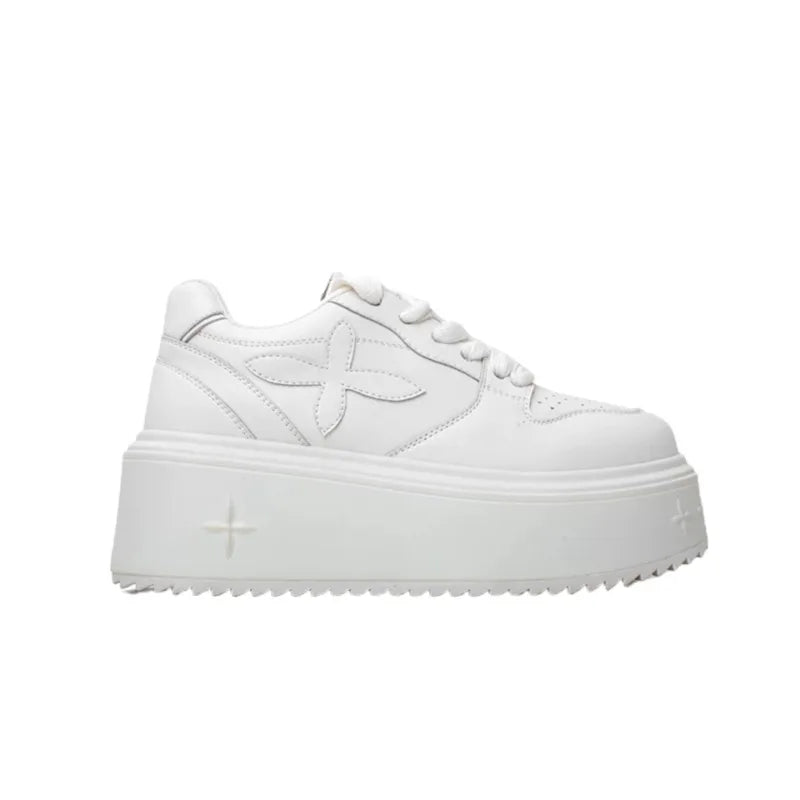 Women's Sneakers Spring Autumn Fashionable Casual Thick Soled Shoes Comfortable Height-increasing Platform Soles for Women
