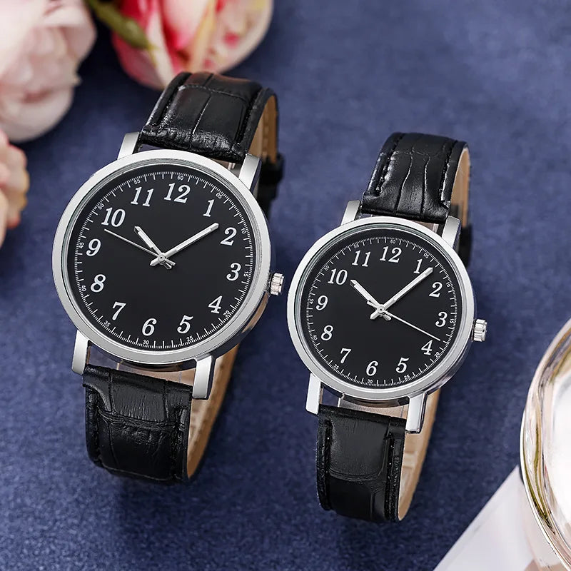 Men Watches Business Wrist Watch Luxury Leather Strap Analog Watches Quartz Wristwatches Clock Men Women Casual Simple Watch