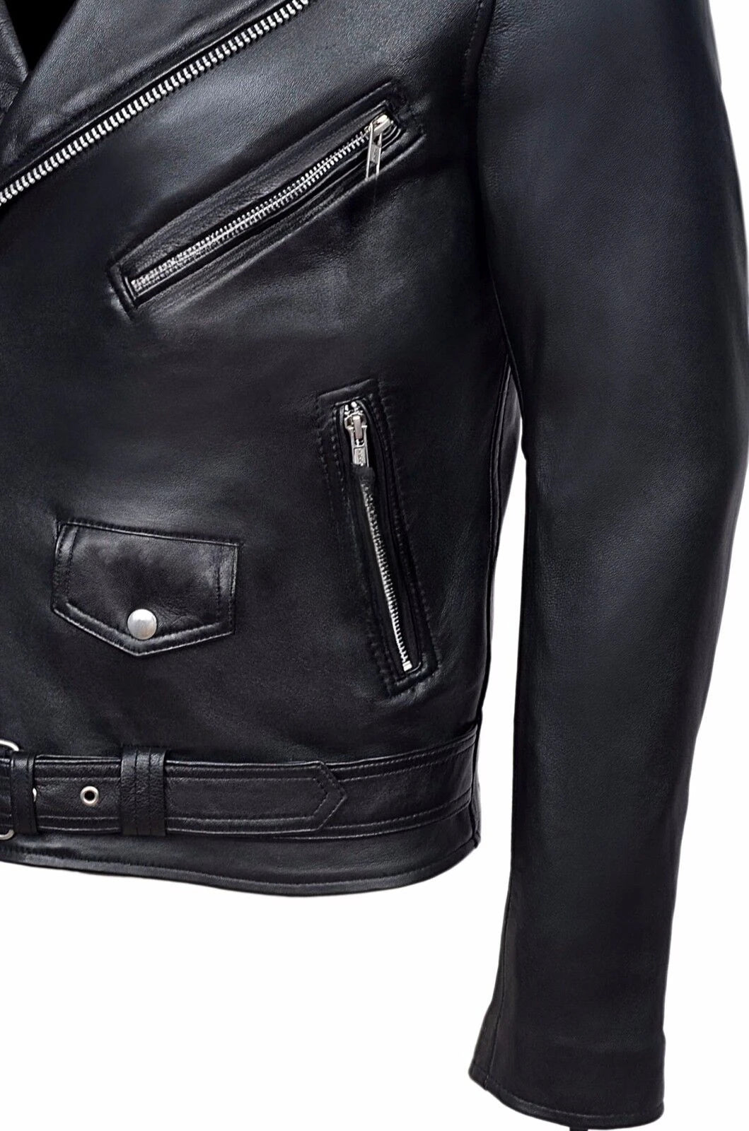 Leather Jacket Men  Collar Slim Pu Leather Jacket Fashion Motorcycle Causal Coat Mens Moto Biker Leather Coat