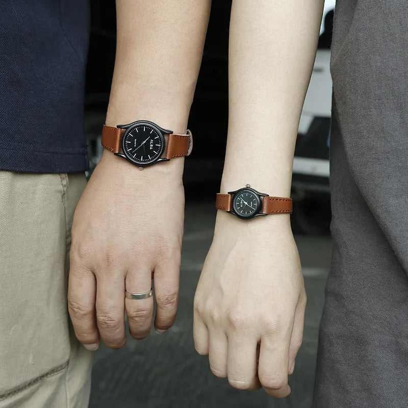 Watches for Men Reloj Hombre Fashion Watch for Lovers Leather Watches Quartz Wristwatch Clock Gift Relogios Masculino