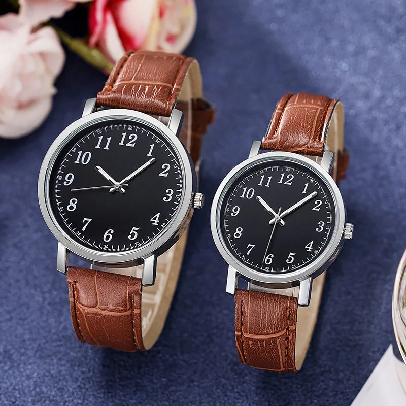 Men Watches Business Wrist Watch Luxury Leather Strap Analog Watches Quartz Wristwatches Clock Men Women Casual Simple Watch