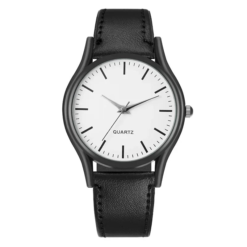 Watches for Men Reloj Hombre Fashion Watch for Lovers Leather Watches Quartz Wristwatch Clock Gift Relogios Masculino
