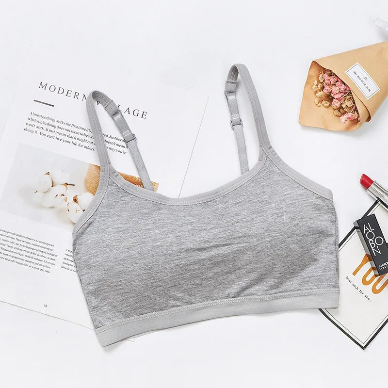 Sports Sexy Bra for Women Girl's Tank Crop Top Seamless Underwear Padded and Non Steel Ring Comfortable Nylon Running Yoga Bra