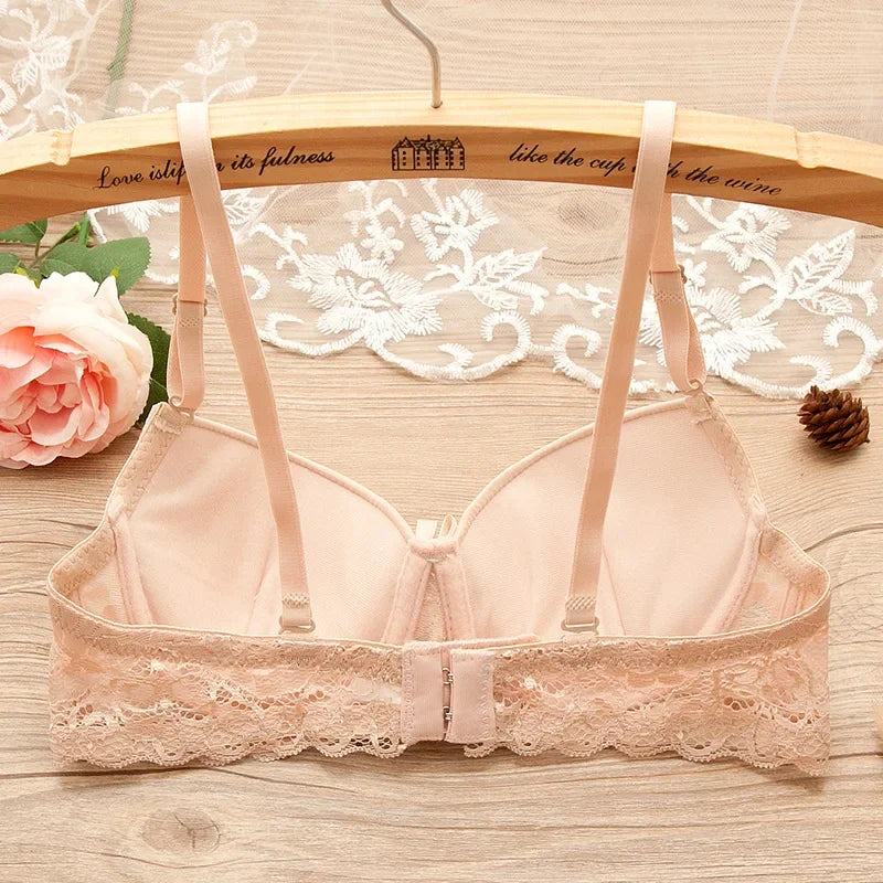 Sexy Lingerie Push Up Bra Top Chest Lace Bra Student Small Chest Bra Sexy Underwear Brassiere 34 36 38 Women Bra Lingerie