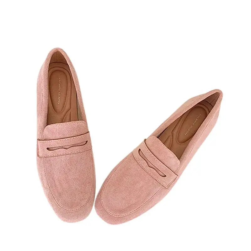 2022 New Women Flat Shoes Woman Loafers Spring Autumn Casual Suede Slip on Woman Shoe Comfortable Lightweight Shoe Mujer Sapato