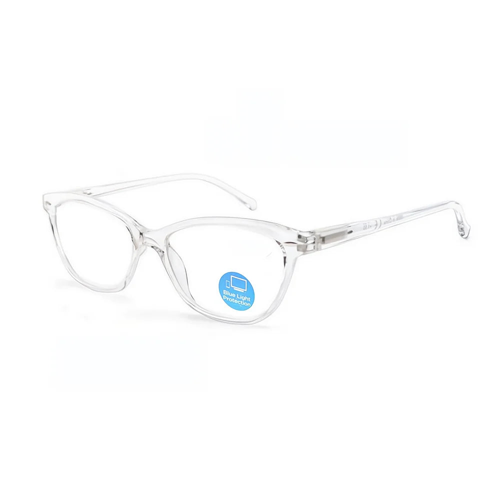 Blue Light Blocking Glasses Lady Computers Flat Lenses Eyeglass reading fatigue relieving reading glasses for wome