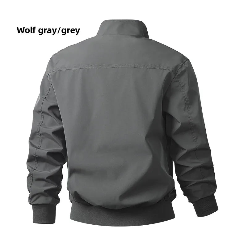 Winter Men Bomber Jackes Coat Mens Autumn Warm Windbreaker Jackets Man Outdoor Fashion Casual Coat Stand Slim Jacket Male