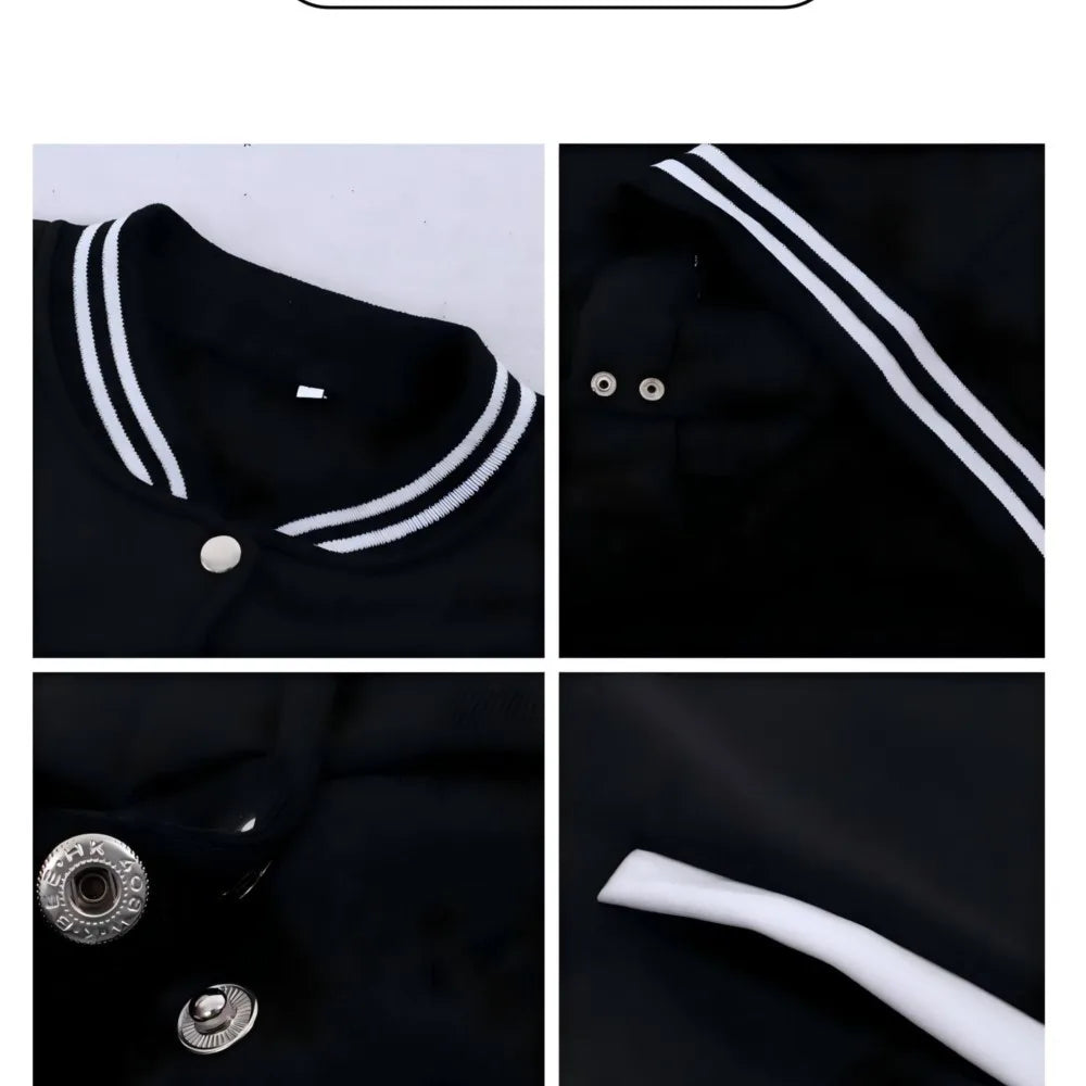 Plus New York Letter Prints Coats Womens Winter Comfortable Baseball Jersey Fleece Warm Soft Jackets Casual Pocket Woman Clothes